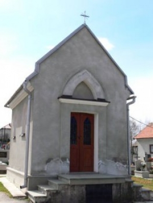 Kaplica domkowa Chrystusa Miłosiernego na cmentarzu z ok. 1900 r.