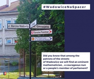 #WadowiceNaSpacer – A walk in the footsteps of the patrons of Wadowice streets
