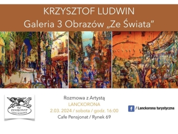 Krzysztof Ludwin - Galeria 3 Obrazów - spotkanie autorskie