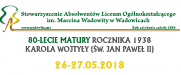 80 LECIE MATURY ROCZNIKA 1938!