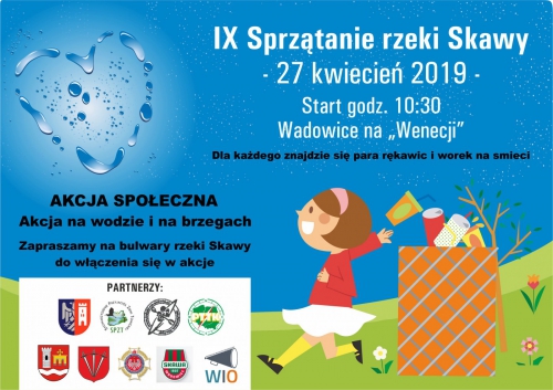 IX Sprzątanie rzeki Skawy !