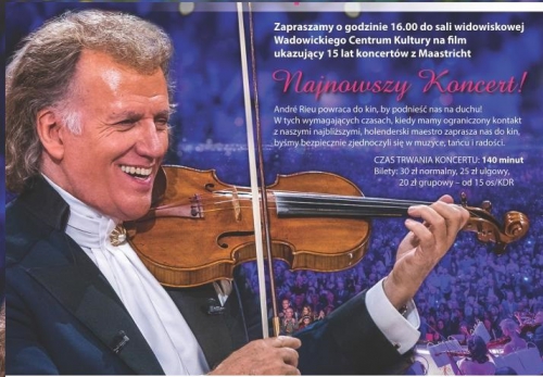 Koncert „Razem z André Rieu. Muzyka z magicznego Maastricht”