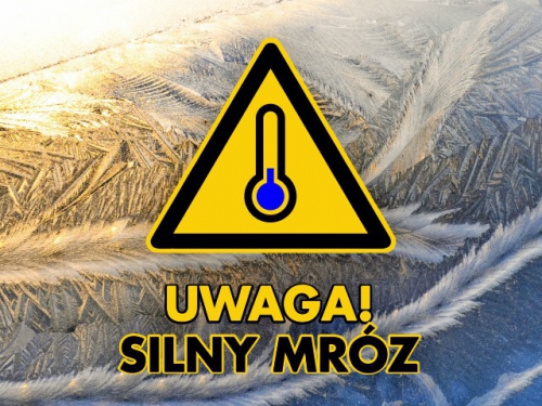 Prognoza niebezpiecznych zjawisk meteorologicznych – SILNY MRÓZ 15-18.01.2021 r.