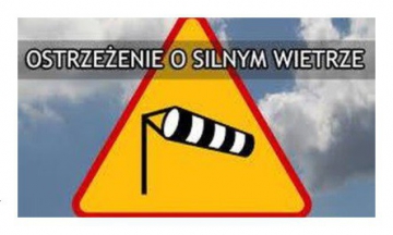 Ostrzeżenie Meteorologiczne nr 34 - powiat wadowicki - silny wiatr