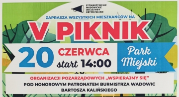 V Piknik Organizacji Pozarządowych ,,Wspierajmy się”