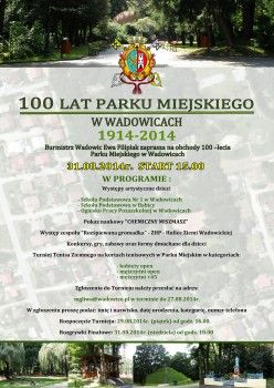 100-lecie Parku Miejskiego w Wadowicach
