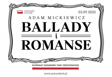 Narodowe Czytanie „Ballady i romanse” Adama Mickiewicza