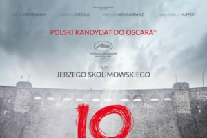 Plakat do filmu pt. IO w reż Jerzego Skolimowskiego .