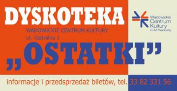 Ostatkowa impreza taneczna w WCK