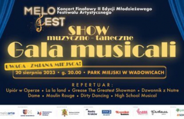 Finał Młodzieżowego Festiwalu Artystycznego „MELOFEST” 20 sierpnia w Parku Miejskim!