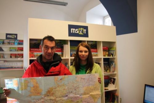 Niezwykły pielgrzym w Wadowicach