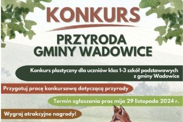 Konkurs Plastyczny – Przyroda Gminy Wadowice