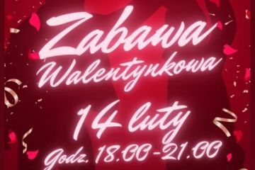 Zabawa Walentynkowa na lodowisku w Wadowicach