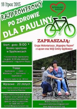 Po zdrowie dla Pauliny ze Spytkowic przez Wadowice - Rajd Rowerowy