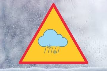 Ostrzeżenie meteorologiczne – Intensywne opady deszczu i śniegu/1