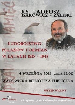 Ks. Isakowicz – Zaleski w Wadowickiej Bibliotece Publicznej