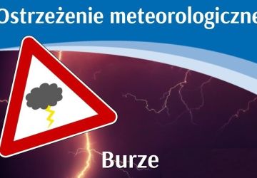 Ostrzeżenie meteorologiczne – BURZE / 1