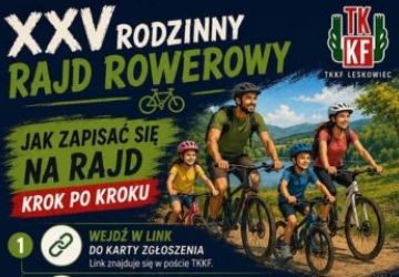 TKKF „Leskowiec” zaprasza na jubileuszowy 25. Rodzinny Rajd Rowerowy