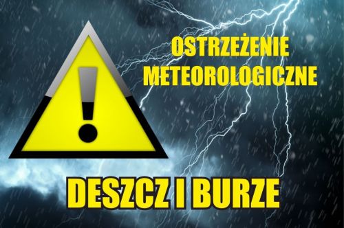 Ostrzeżenie meteorologiczne – BURZE/1