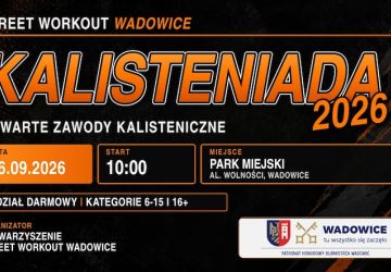Kalisteniada 2026. Sprawdź swoją siłę w Parku Miejskim