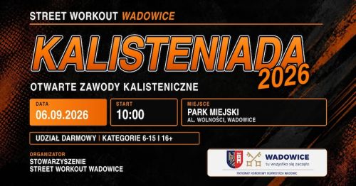 Kalisteniada 2026. Sprawdź swoją siłę w Parku Miejskim