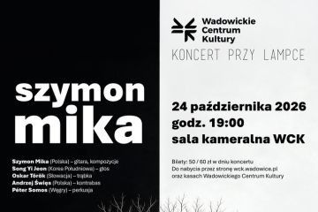 „Koncert przy lampce” – Szymon Mika zagra 24 października w Wadowicach