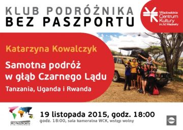 W głąb Czarnego Lądu z... Klubem Podróżnika