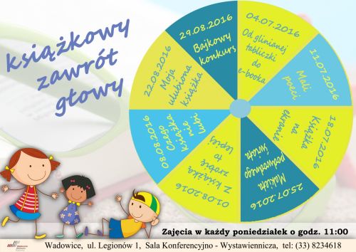 Wakacje w Wadowickiej Bibliotece Publicznej