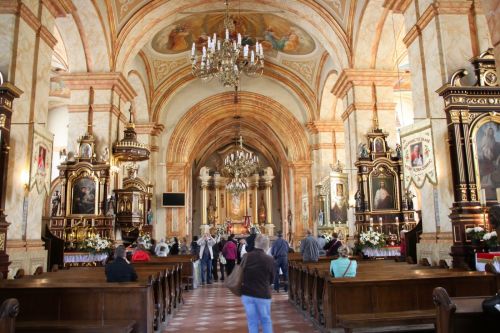 Sightseeing scheme of the Basilica of the Presentation of the Blessed Virgin Mary during WYD