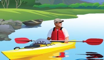 Dożynkowy spływ kajakowy na Skawie