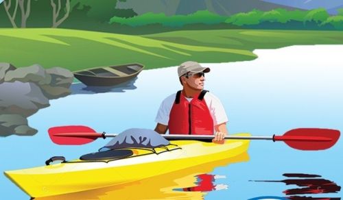 Dożynkowy spływ kajakowy na Skawie