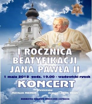 I Rocznica Beatyfikacji Jana Pawła II
